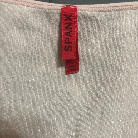 SPANX Nude Shapewear Panty Bodysuit Open Bust Size XL - Picture 2 of 4